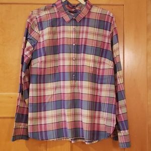 J. Crew Cotton-silk Popover